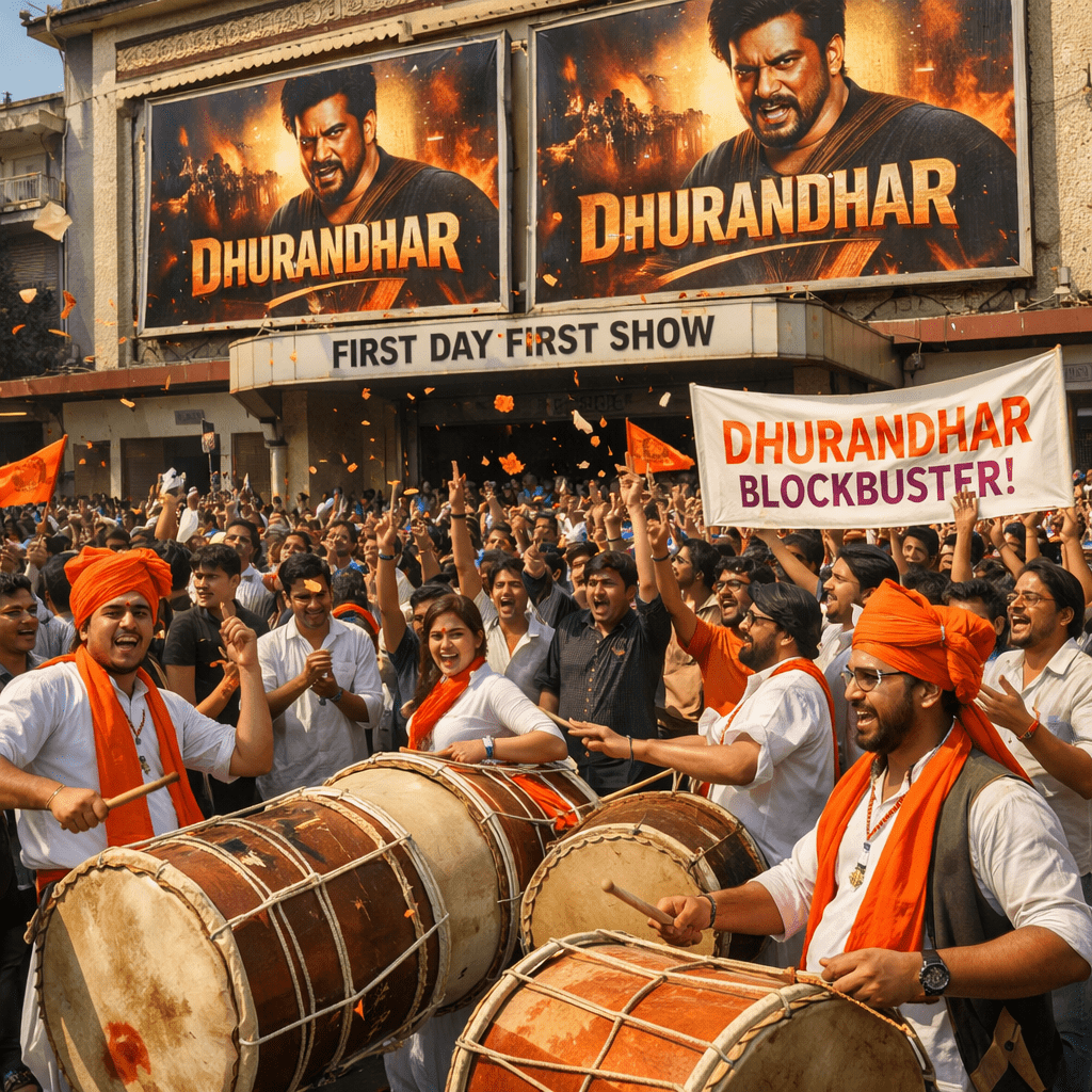 Dhurandhar First Day First Show Public Response Celebration