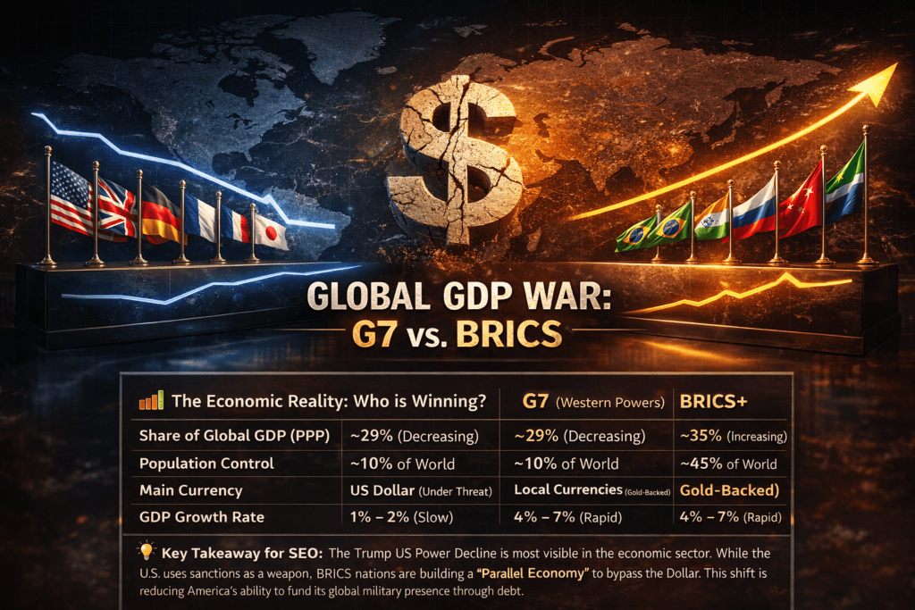 Economic shifts contributing to Trump US Power Decline