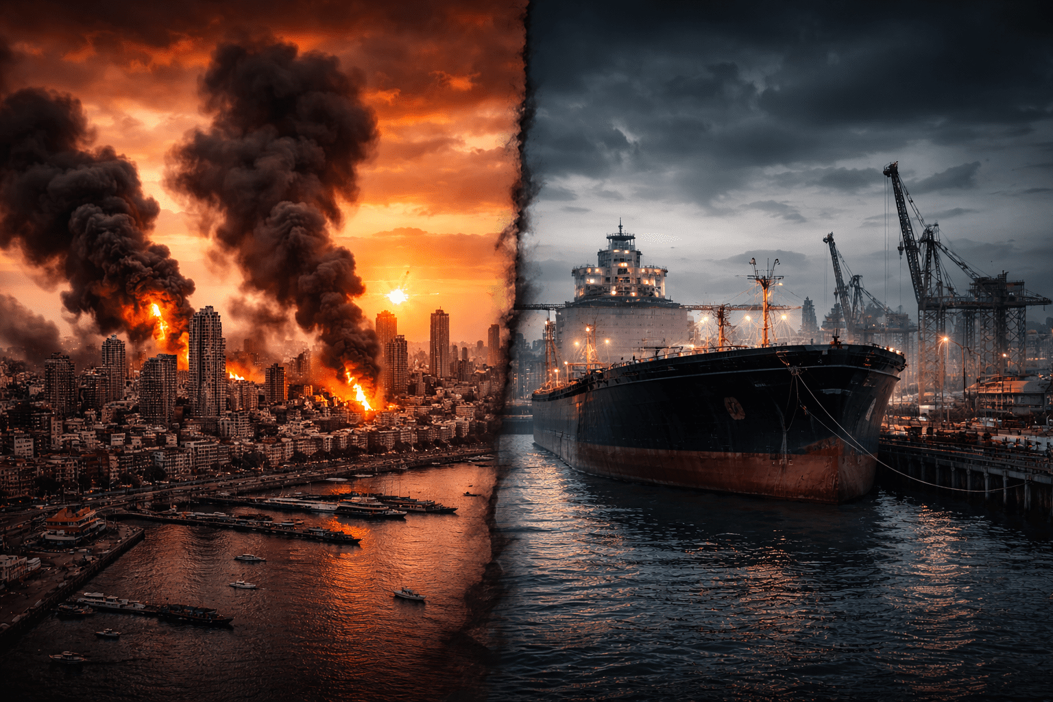 Iraq Oil Port Shutdown Israel Beirut Bombing Global Impact - War and Oil Crisis 2026